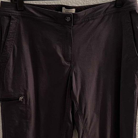L.L.Bean Black Nylon Outdoor Pants Women’s Size 10-Reg - Picture 2 of 7